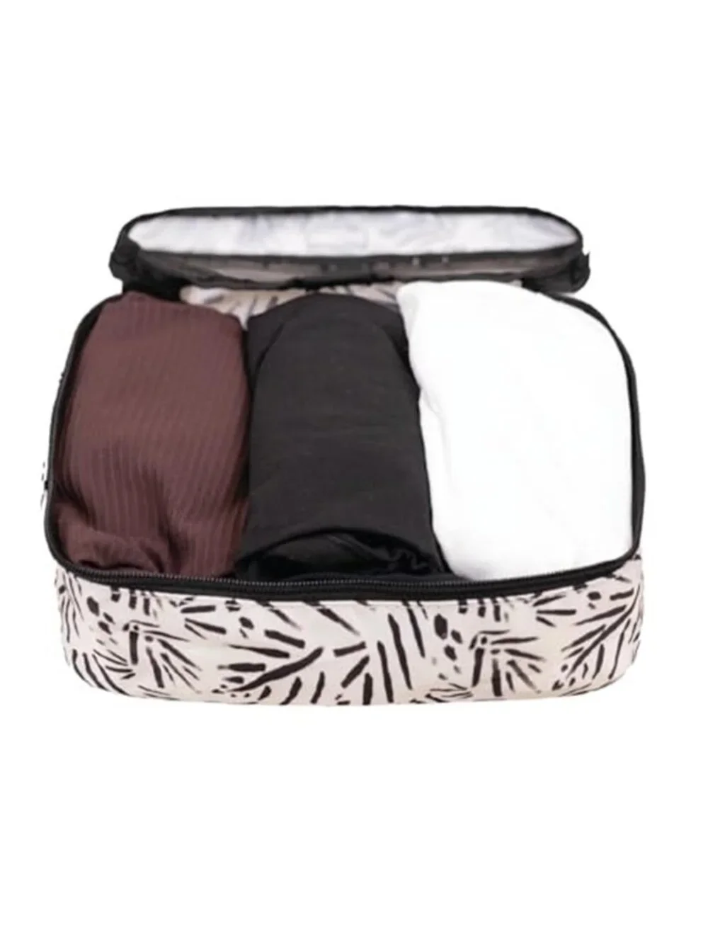 Travel Packing Cubes 6 Piece Luggage Organizer Set Mesh Suitcase Bags Waterproof